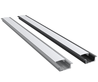 چراغ خطی توکار 16 میل کد LT - 16 شاخه 3 متری با دیفیوزر